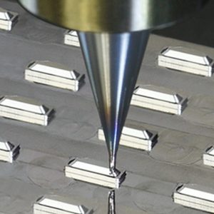 Micro machining utilizes the Magnetic Spin Deburr process to finalize it's surfaces.